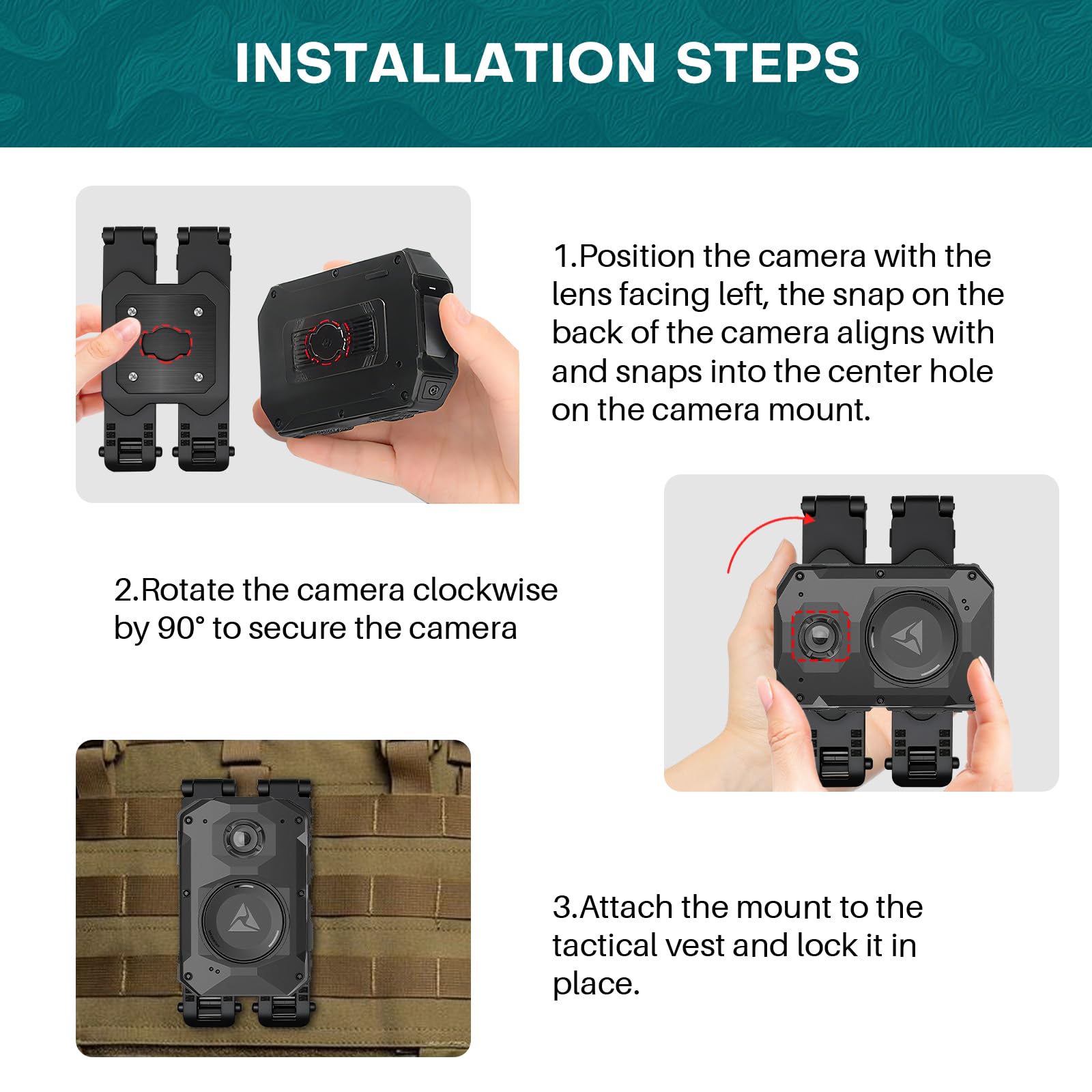 Amazon.com: Axon Body Camera Mount for Axon Body 2/3/4, Reinforced